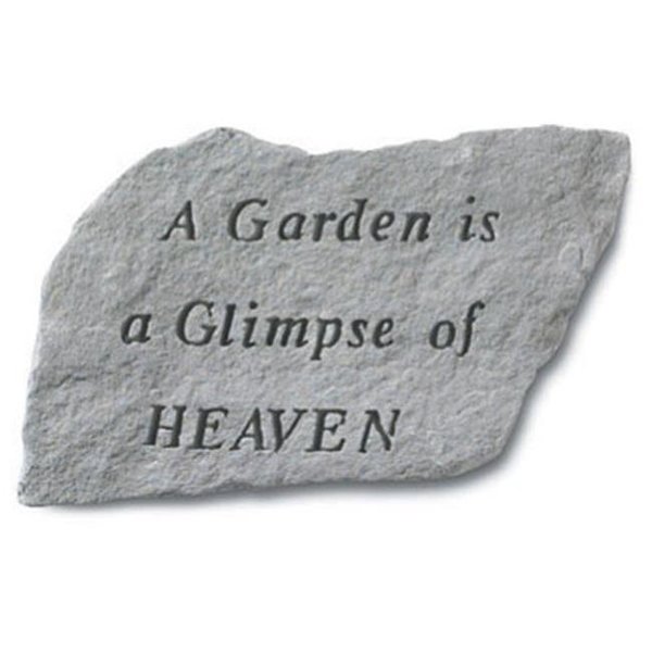 Kay Berry Inc Kay Berry- Inc. 65720 A Garden Is A Glimpse Of Heaven - Memorial - 11 Inches x 8.5 Inches 65720